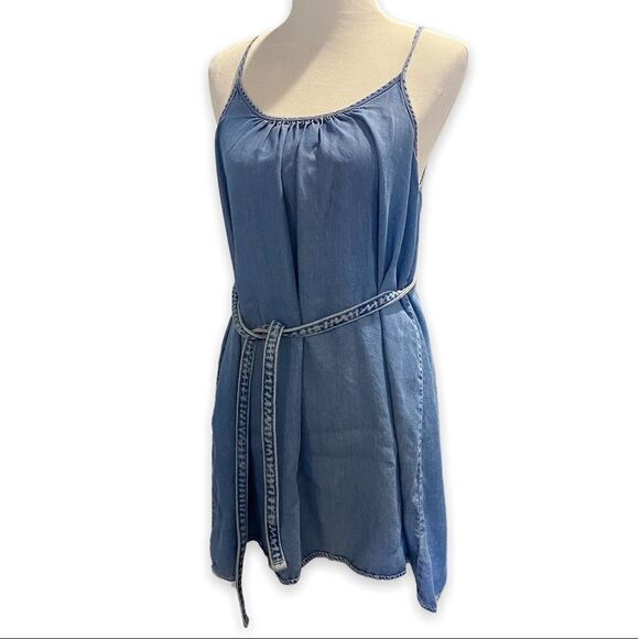 BDG bohemian fairy cosplay Jean Tank Top Midi Dress - Picture 2 of 11